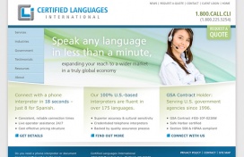 Website + Collateral: Certified Languages International Website + Collateral: Certified Languages International