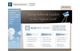 Identity + Website + Collateral: Freeman Training Systems Identity + Website + Collateral: Freeman Training Systems